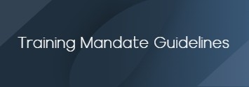 Training Mandate Guidelines